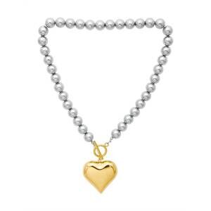 NEW CHANSUTTPEARLS women's mixed metals shiloh necklace in gold